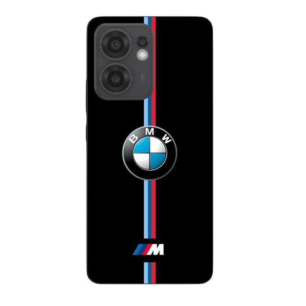 Coque Maniacase För Oppo Reno 13F BMW-logotyp färg M Svart