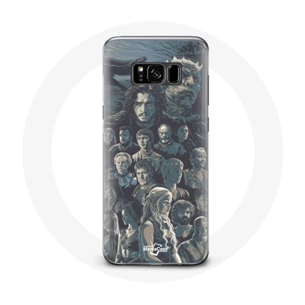 Coque - Game of Thrones - Samsung Galaxy S8 - Rigide - Affiche Karaktärer - Grå Grå