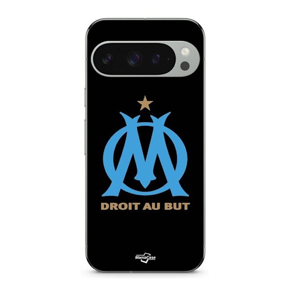 Coque - MANIACASE - Google Pixel 9 Pro - OM-logotyp - Silikon - Mjuk Svart