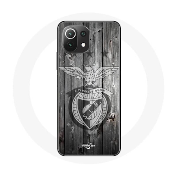 Coque Xiaomi Mi 11 Lite slb benfica grå bakgrund