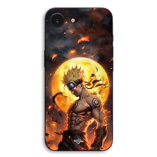 "Fodral för iPhone 17e Dark Naruto måne 3D Maniacase" Svart