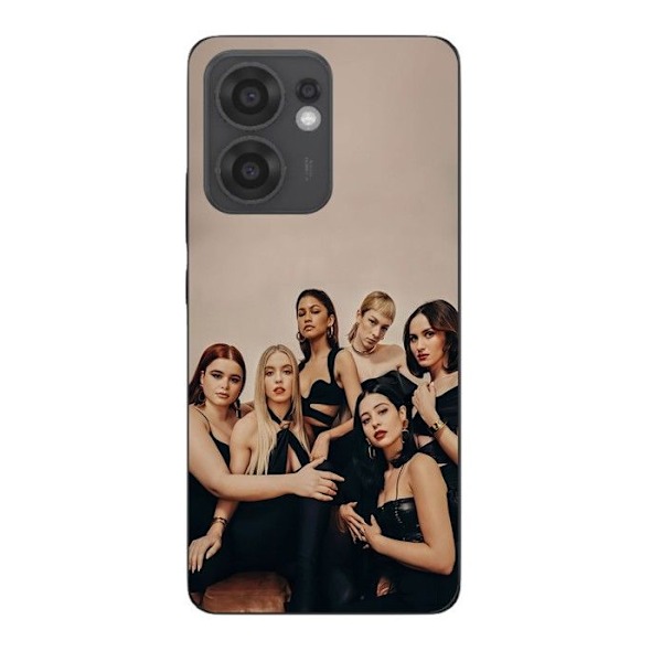 Coque Maniacase För Oppo Reno 13F Euphoria team serie Svart