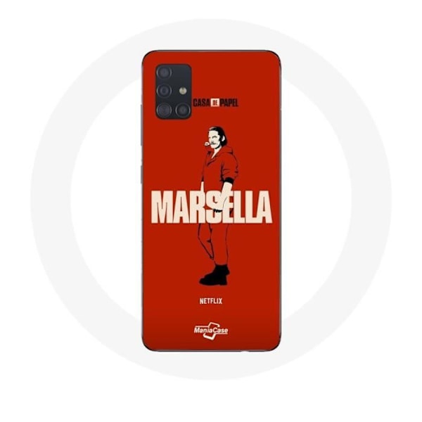 Coque - La casa de papel - Samsung Galaxy A51 - Mjuk - Röd - Skydd