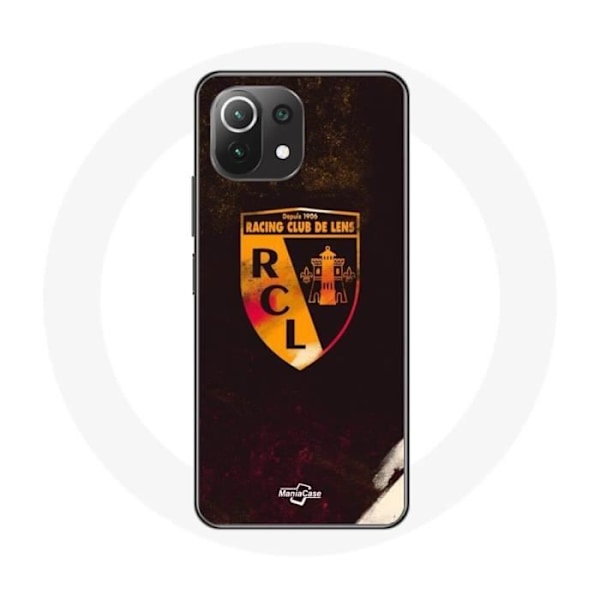Coque Xiaomi Mi 11 Lite rcl linse orange svart bakgrund