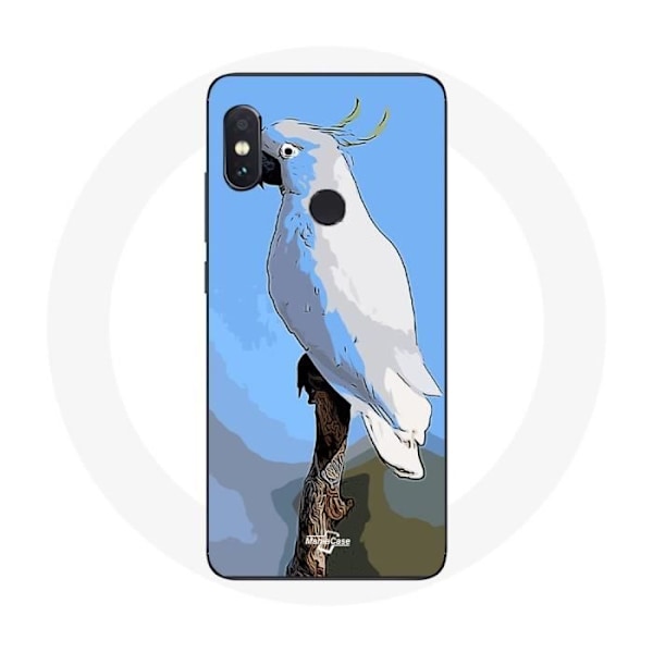 Coque - Xiaomi - Redmi Note 5 Pro - Kakadu Papegojor - Flexibel - Vit Vit