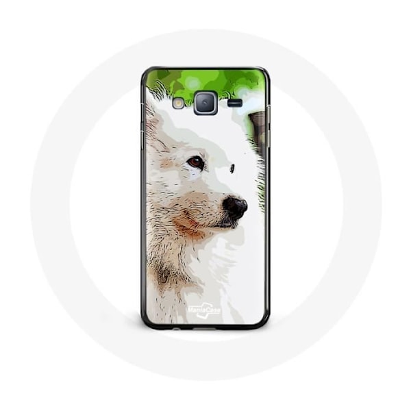 Skal till Samsung Galaxy J7 2016 Vit Samojedhund