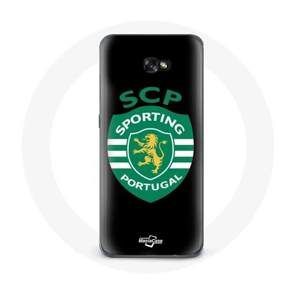 Coque maniacase för Samsung Galaxy A3 2017 scp Sporting Portugal svart bakgrund Svart