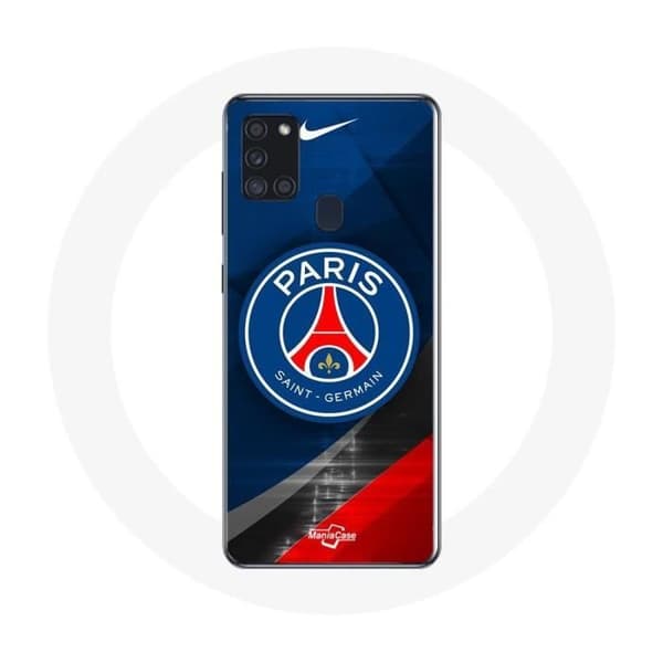 Coque Samsung Galaxy A21S PSG Paris Saint Germain Logotyp