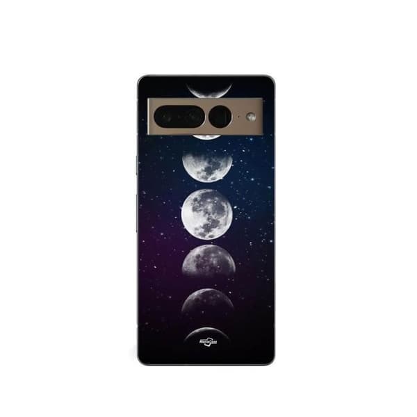 Coque maniacase pour Google Pixel 7 Pro lune phase nuit étoile