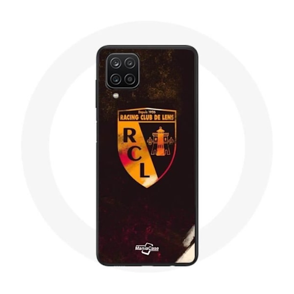 Coque - Maniacase - Samsung Galaxy A12 - RCL Linse - Mjuk - Skydd och dekoration Svart