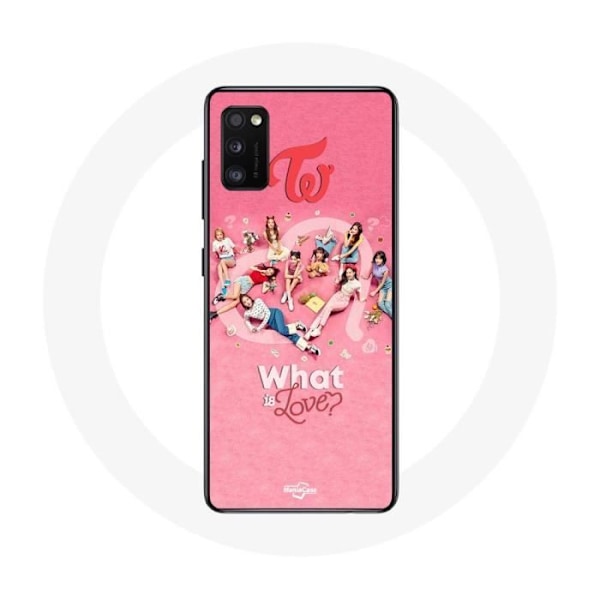 Skydd för Samsung Galaxy S20 Plus TWICE Logotyp Röd Affisch What Is Love