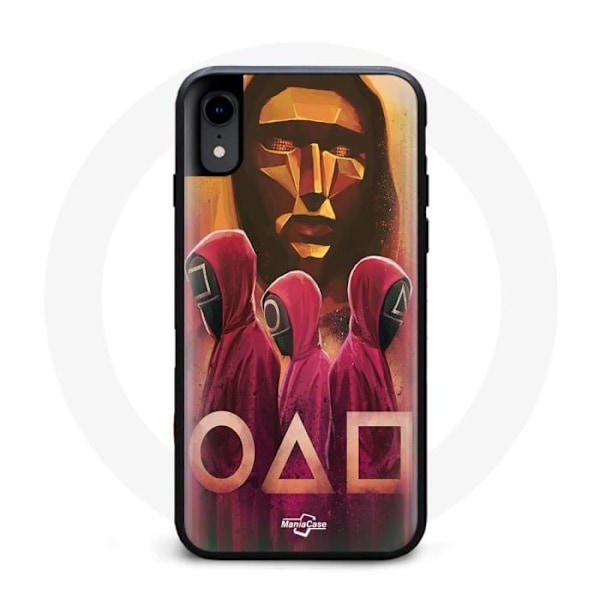Coque - Squid Game - Iphone XR - Blød - Sort - Squid Game masker