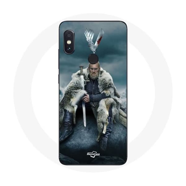 Kansi - Xiaomi - Redmi Note 5 Pro - Pehmeä - Harmaa - Viikingeille Ragnar Lothbrok Grå