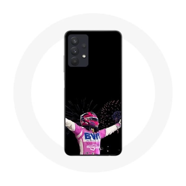Coque - Maniacase - Samsung Galaxy A32 4G - Formel 1 - Sergio Pérez - Mjuk Svart