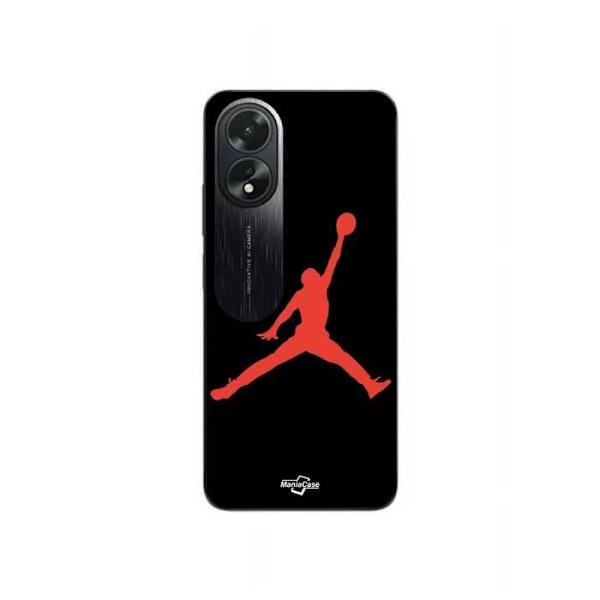 Coque Oppo A38 Jordan-logotyp 23 nike basketboll färg röd Maniacase