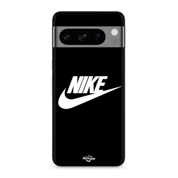 Coque - MANIACASE - Google Pixel 8a Pro - Silikon - Mjuk - Svart med Nike-logotyp Svart