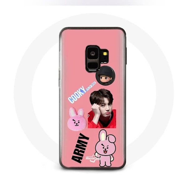 Coque för Samsung Galaxy S9 Plus BTS Bangtan Kille BT21 Cooky Jungkook ARMY