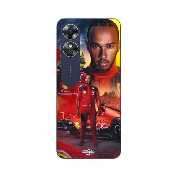 Coque Oppo A17 Lewis Hamilton Scuderia Ferrari F1 officiell Maniacase