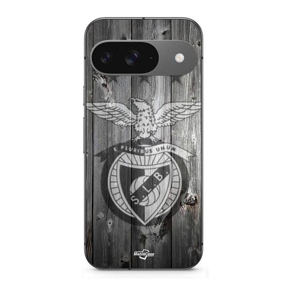 Cover til Google Pixel 9 SLB BENFICA GRÅ BAGGRUND svart