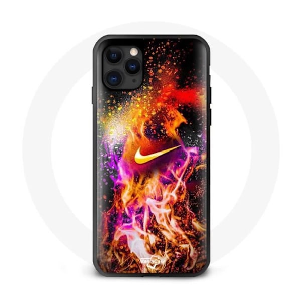 Coque - Nike - Iphone 13 Mini - Mjuk - Flerfärgad - Färgglad Målning Flerfärgad