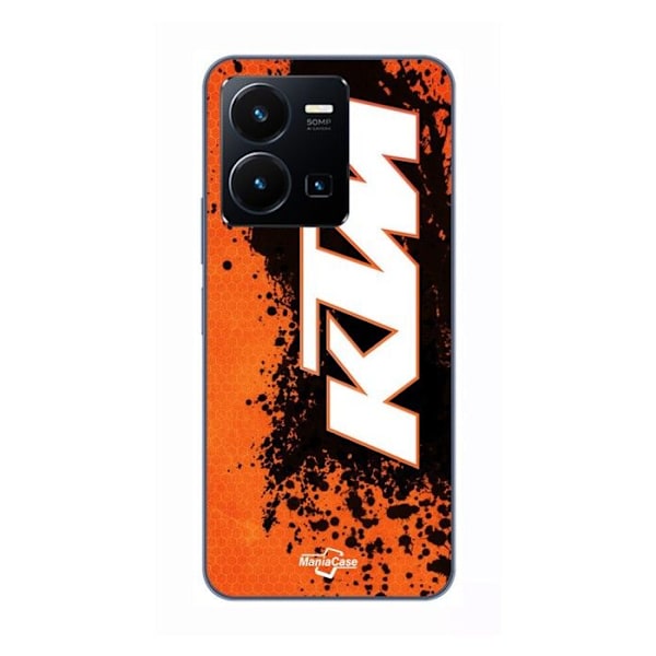 Coque För Vivo Y35 4G KTM-logotyp Kraftfahrzeuge Trunkenpolz Mattighofen Maniacase SVART