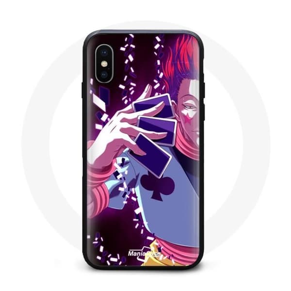 Coque - Hunter x Hunter - Iphone XS Max - Blød - Sort - Motif Hisoka