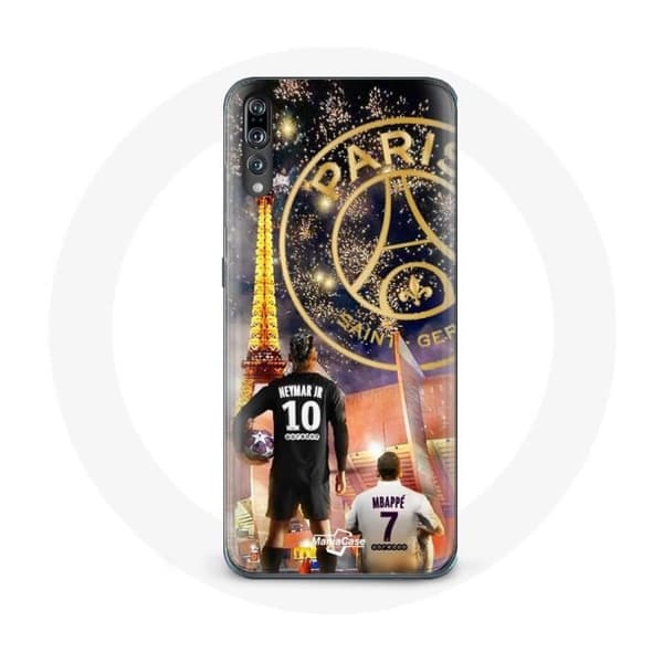 Cover til Huawei P20 PSG Neymar og Mbappé Glædelig jul