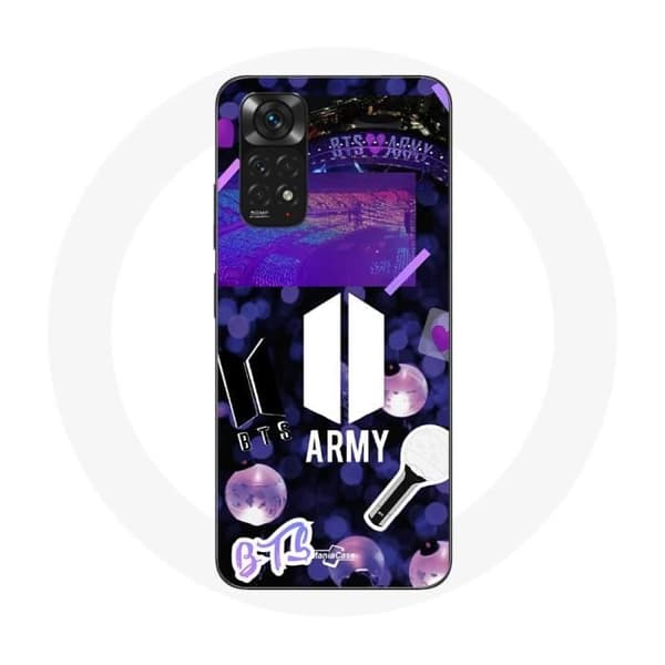 Coque för Xiaomi Redmi Note 11 4G Bangtan Sonyeondan BTS Logotyp Army Bomb Lightstick