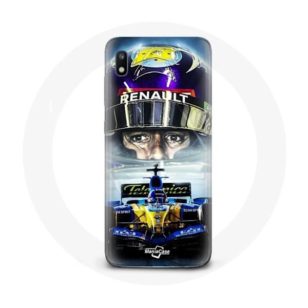 Coque för Samsung Galaxy A10 Formel 1 Fernando Alonso Díaz, spansk F1-förare.