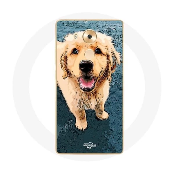Skydd för Huawei Mate 8 golden retriever valp