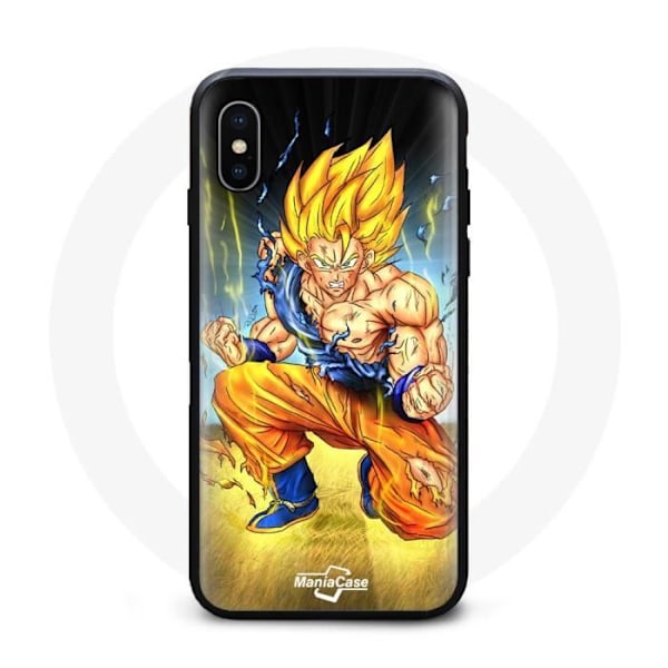 Coque - Dragon Ball - Iphone XS Max - Blød - Sort - Unisex