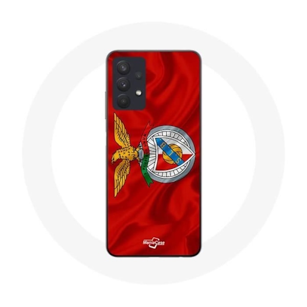 Coque för Samsung Galaxy A32 4G slb benfica röd bakgrund