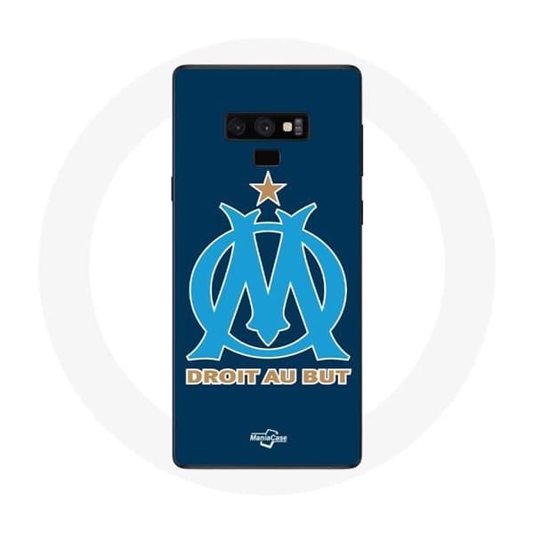 Coque - Maniacase - Galaxy Note 9 - OM-logo - Blød - Syntetisk beskyttelse Blå