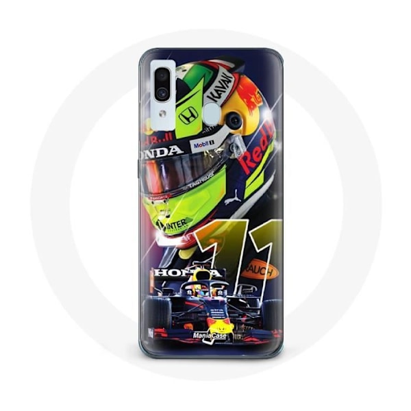 Skydd för Samsung Galaxy A20 Formule 1 Sergio Pérez F1-förare