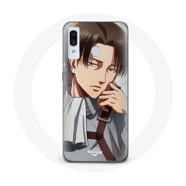 Samsung Galaxy A20e-kuori Attack on Titan Levi Ackerman Manga