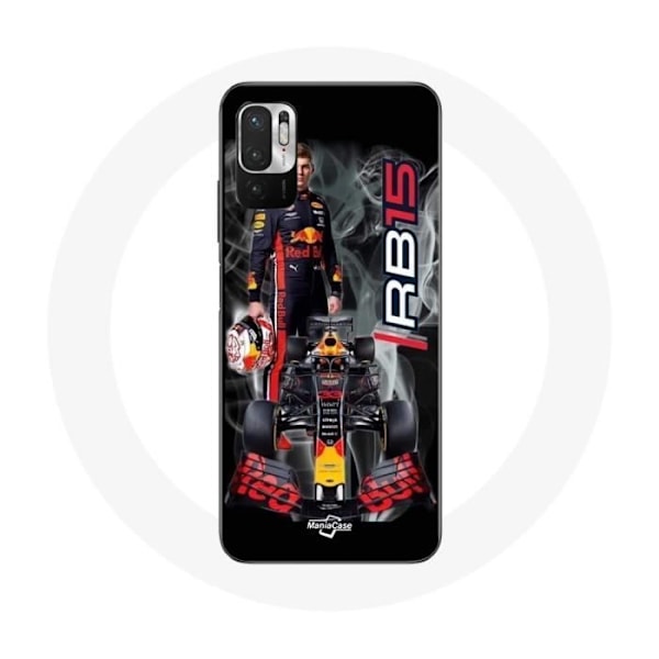 Coque för Xiaomi Redmi Note 10T 5G Formel 1 Max Verstappen F1-förare Red Bull 15