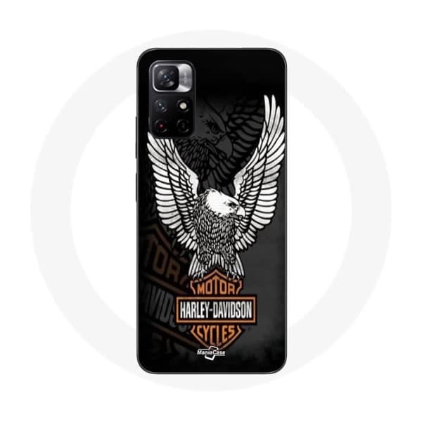 Coque - MANIACASE - Redmi Note 11 5G - Blød - Ørn logo - Hvid