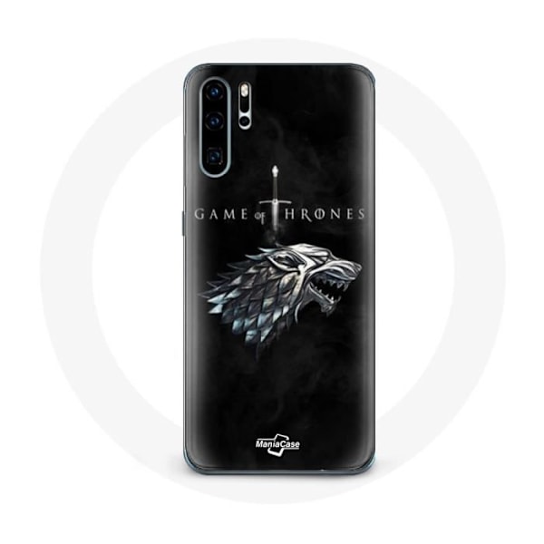 Coque för Huawei P30 Pro Game of Thrones Säsong 8 Järntronen Huset Stark Logotyp Vintern kommer