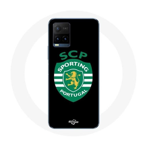 Coque Vivo y21s 2021 scp Sporting Portugal svart bakgrund