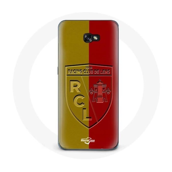 Coque - Maniacase - Samsung Galaxy A3 2017 - Mjuk - Skydd - Gul och röd logotyp Svart