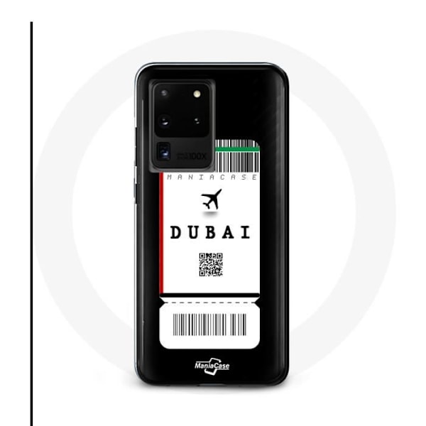 Coque - Samsung - Galaxy S20 Ultra - Flygbiljett Dubai - Styv - Syntetiskt skydd