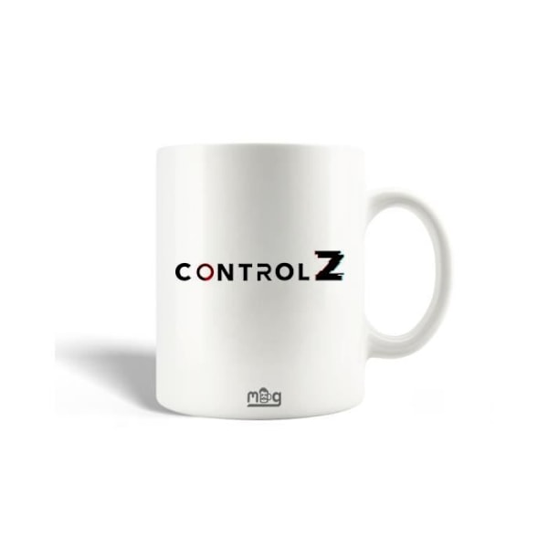 Mugg i keramik med Control Z-logotyp, serie 2020, affisch poster