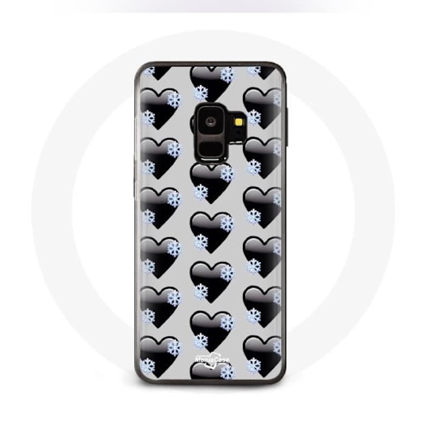 Cover til Samsung Galaxy S9 plus med sorte hjerter