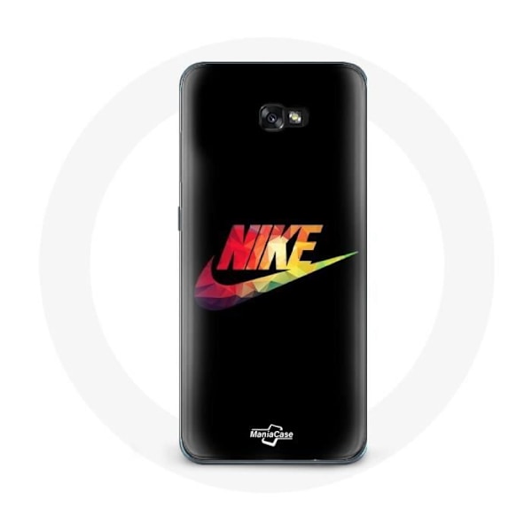 Coque för Samsung Galaxy A3 2017 Nike-logotyp Färg svart bakgrund