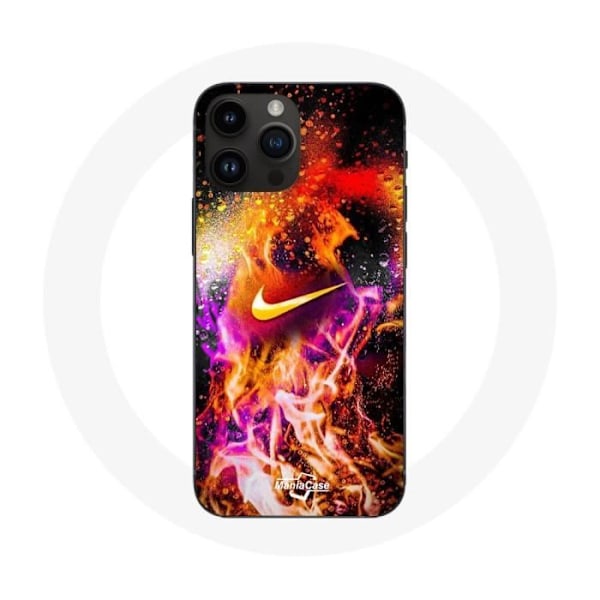 Coque - Nike - Iphone 14 Pro - Mjuk - Flerfärgad - Färgglad Målad Flerfärgad