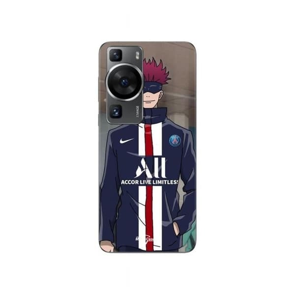 Coque - MANIACASE - Huawei P60 - Sort - Paris Saint Germain - Fleksibel