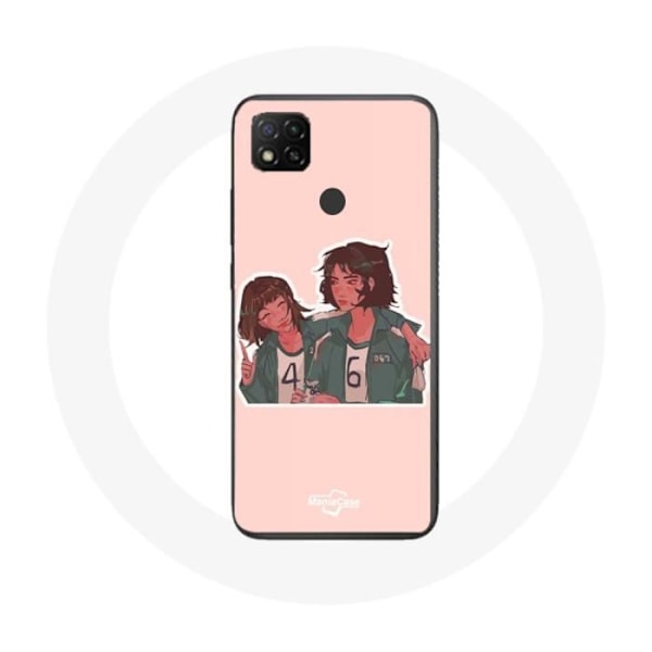 Coque Xiaomi Redmi 9C Squid Game Ji Yeong och Kang Sae Byeok