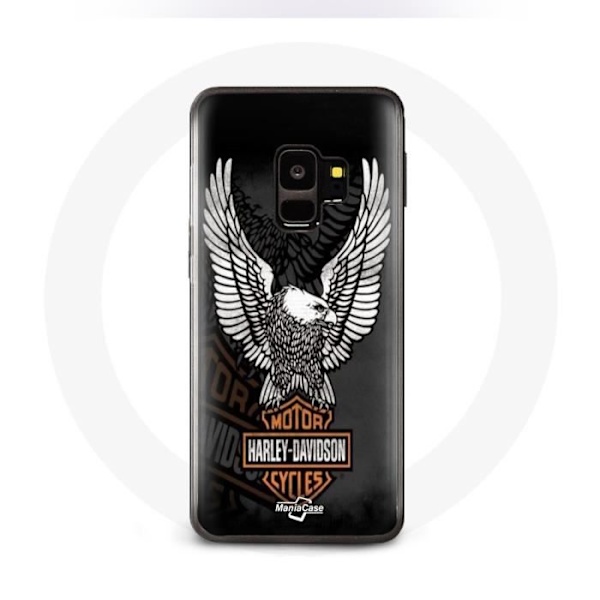 Coque för Samsung Galaxy S9 plus Harley Davidson örn logotyp