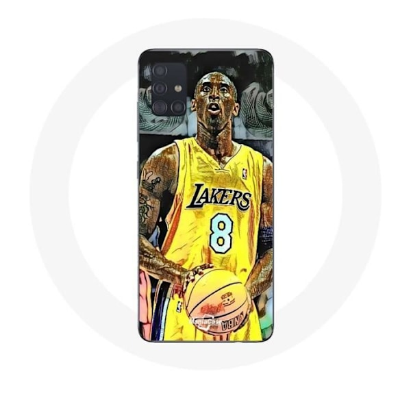 Coque - Maniacase - Samsung Galaxy A51 5G - Kobe Bryant Dunk - Svart - Mjuk Svart