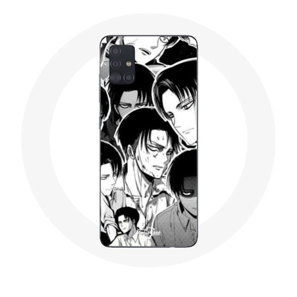 Coque - Maniacase - Samsung Galaxy A51 5G - Attack on Titan - Skydd - Mjuk Svart